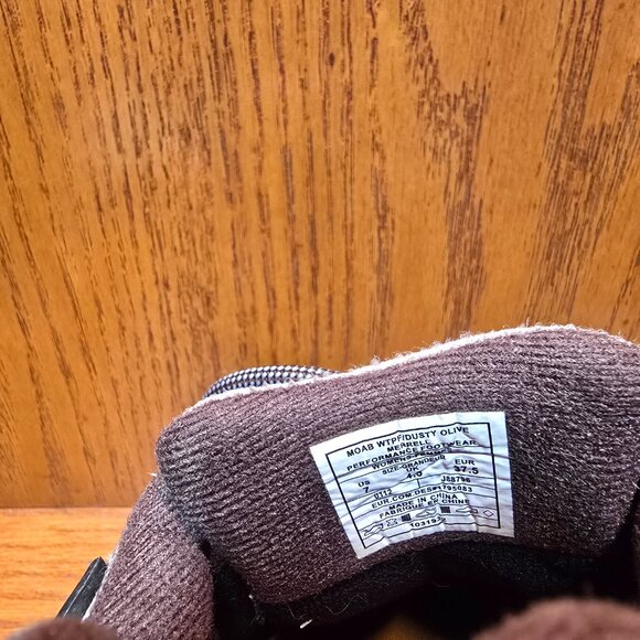 Merrell Moab 2 Womens Size 7 Dusty Olive Waterproof Hiking Running Shoes Boots - Picture 10 of 10